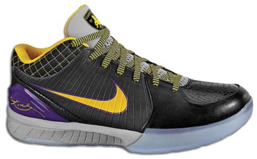 Kobe Bryant  signature Basketball Shoes: Nike Zoom Kobe IV (4) (2008-09 NBA Season)